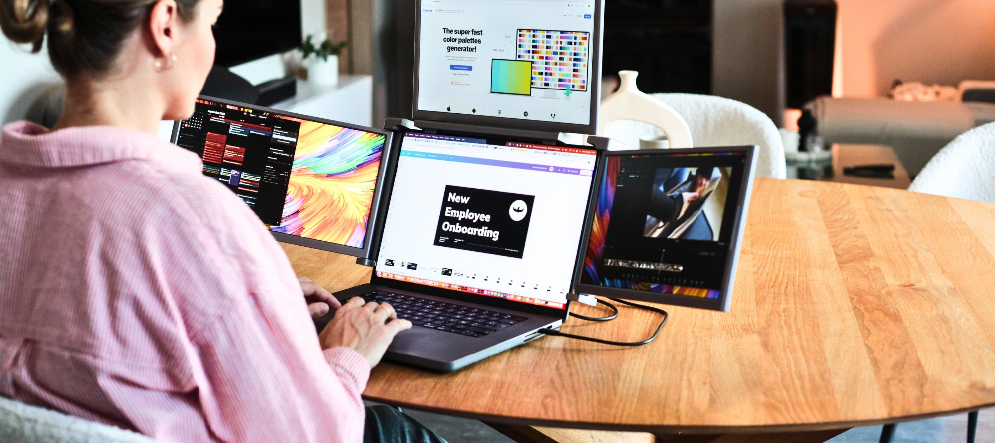 Triple Go 14: Introducing the First-Ever Quad-Screen Solution – Aura
