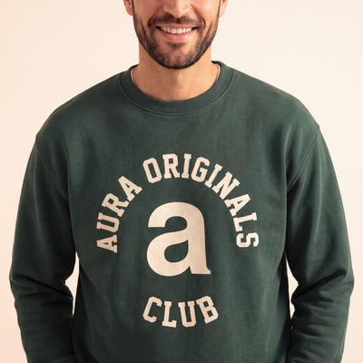 (V6) Aura Originals Club Crewneck