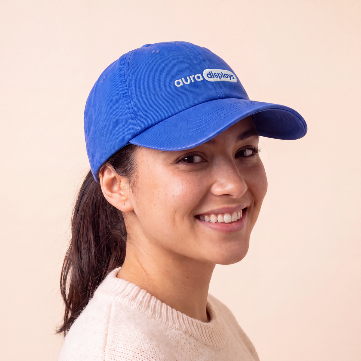 (V6)	Aura Originals Six-Panel Cap